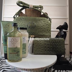 Green Crossbody Bag bundleset